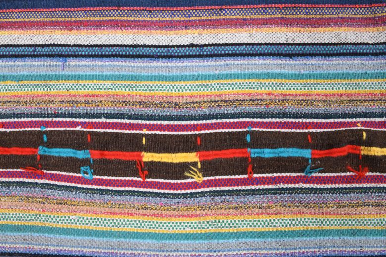Flatweave Handmade Vintage Rug