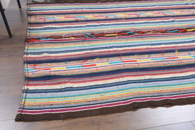 Flatweave Handmade Vintage Rug