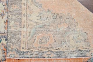 Vintage Orange Oriental Area Rug - Thumbnail