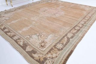 Geniuine Oushak Vintage Area Rug - Thumbnail