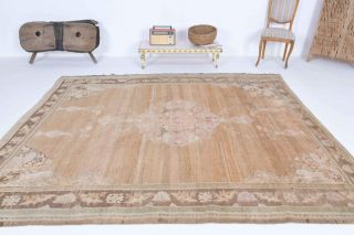 Geniuine Oushak Vintage Area Rug - Thumbnail