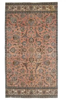 Vintage Area Rug - Salmon Colored - Thumbnail