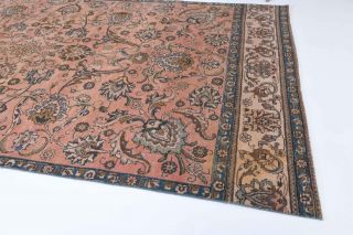 Vintage Area Rug - Salmon Colored - Thumbnail