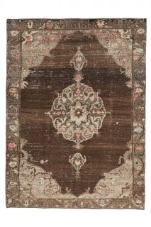 Brown Vintage Area Rug - Thumbnail