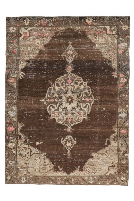 Brown Vintage Area Rug