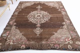 Brown Vintage Area Rug - Thumbnail