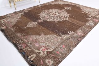 Brown Vintage Area Rug - Thumbnail