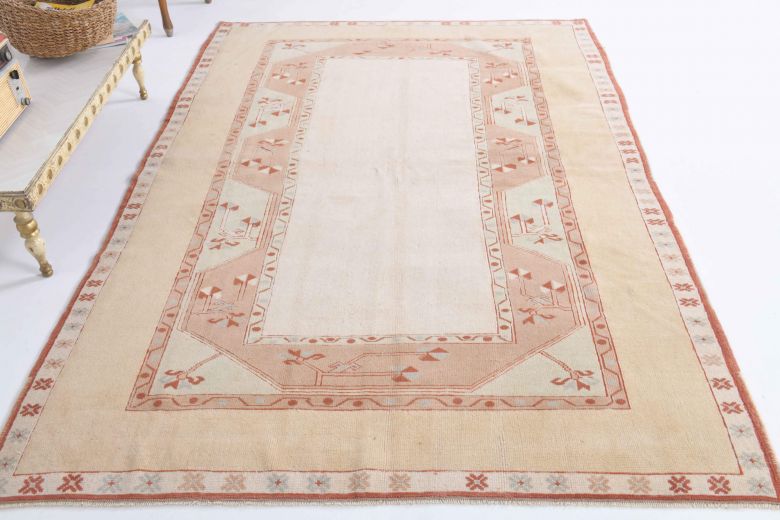 Vintage Handwoven Milas Rug