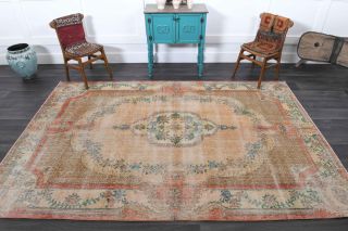 Original Oushak Area Rug - Thumbnail