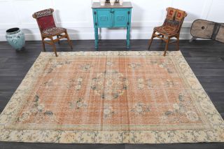 Original Oushak Area Rug - Thumbnail