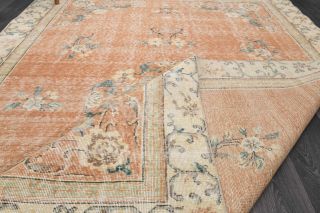 Original Oushak Area Rug - Thumbnail