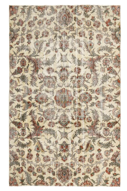 Western Anatolian Vintage Area Rug