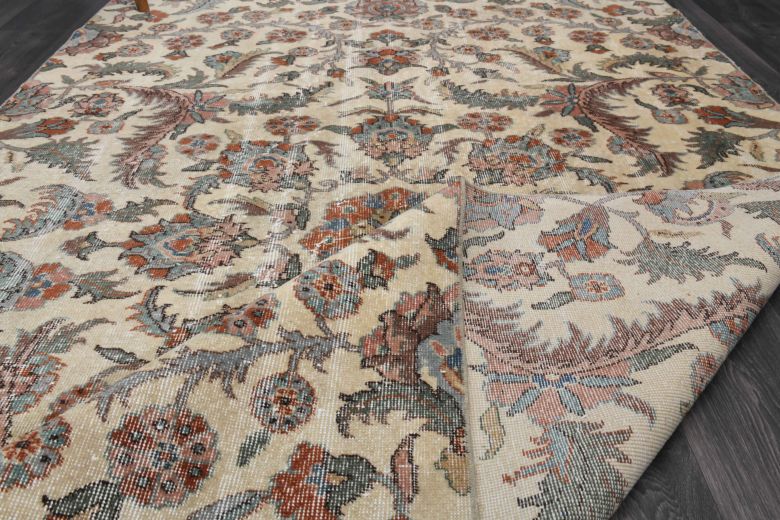 Western Anatolian Vintage Area Rug