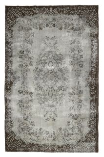 Vintage Oriental Gray Area Rug - Thumbnail