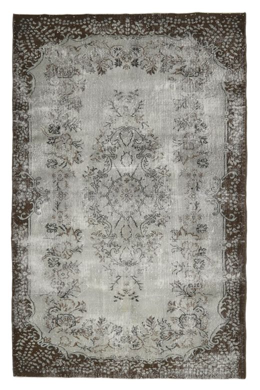 Vintage Oriental Gray Area Rug