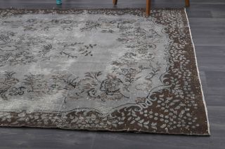 Vintage Oriental Gray Area Rug - Thumbnail