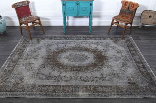 Vintage Oushak Area Rug - Thumbnail