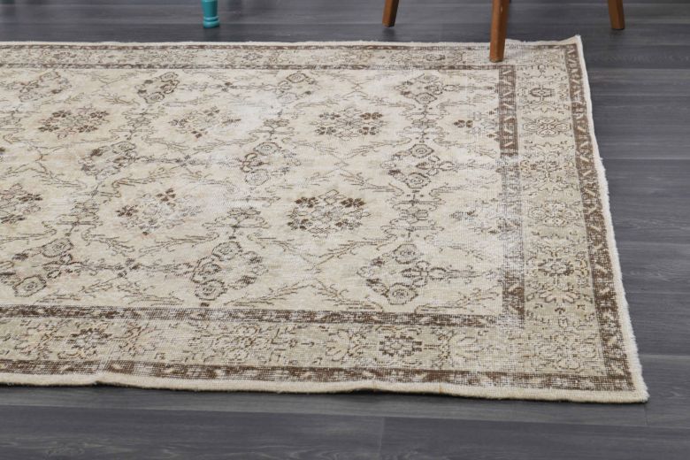 Mid 20th Century Hereke Area Wool Rug