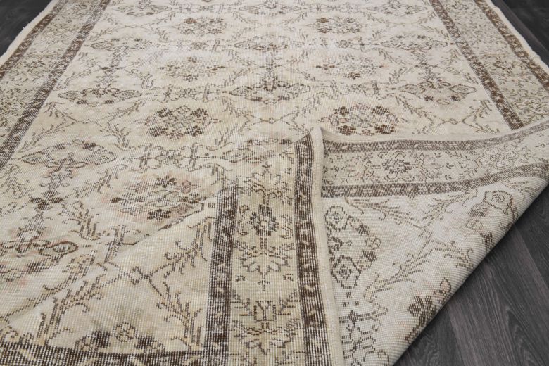 Mid 20th Century Hereke Area Wool Rug