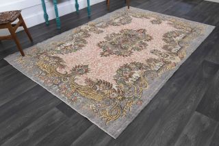 Oushak Oriental Vintage Rug - Thumbnail