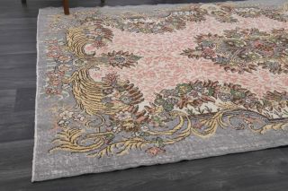 Oushak Oriental Vintage Rug - Thumbnail