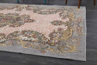 Oushak Oriental Vintage Rug - Thumbnail