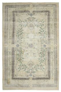 Beige Vintage Area Rug - Thumbnail