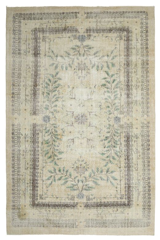 Beige Vintage Area Rug