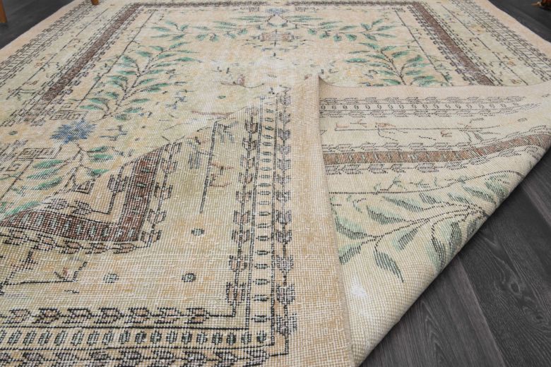 Beige Vintage Area Rug