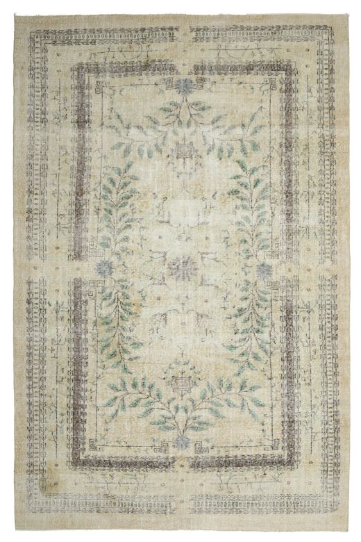Beige Anatolian Vintage Area Rug