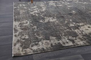 Distressed Black Anatolian Vintage Area Rug - Thumbnail