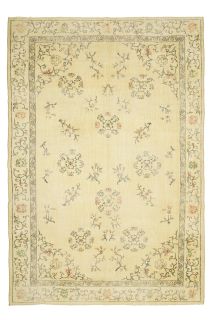 Beige Vintage Area Rug - Thumbnail