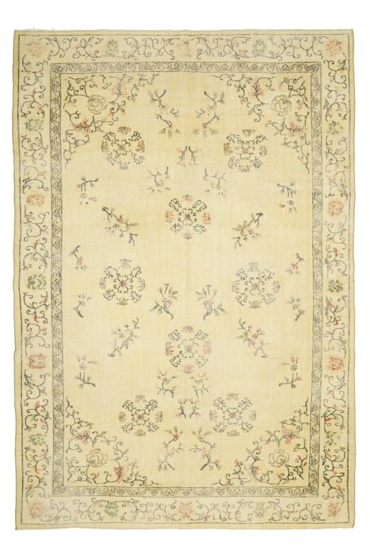 Beige Vintage Area Rug