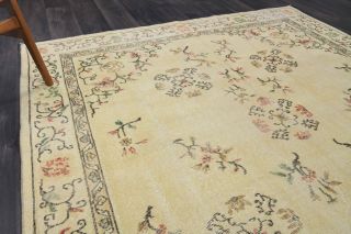 Beige Vintage Area Rug - Thumbnail