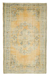 Oriental Anatolian Vintage Area Rug - Thumbnail