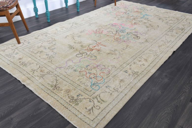 Custom Design - Vintage Oushak Area Rug