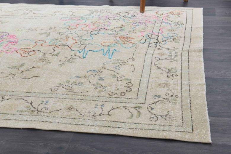 Custom Design - Vintage Oushak Area Rug