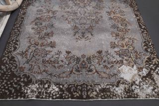 6x9 Vintage Gray Area Rug - Thumbnail