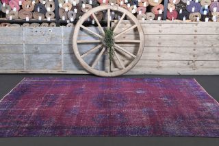 Vintage Anatolian Purple Area Rug - Thumbnail