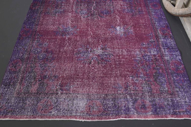Vintage Anatolian Purple Area Rug