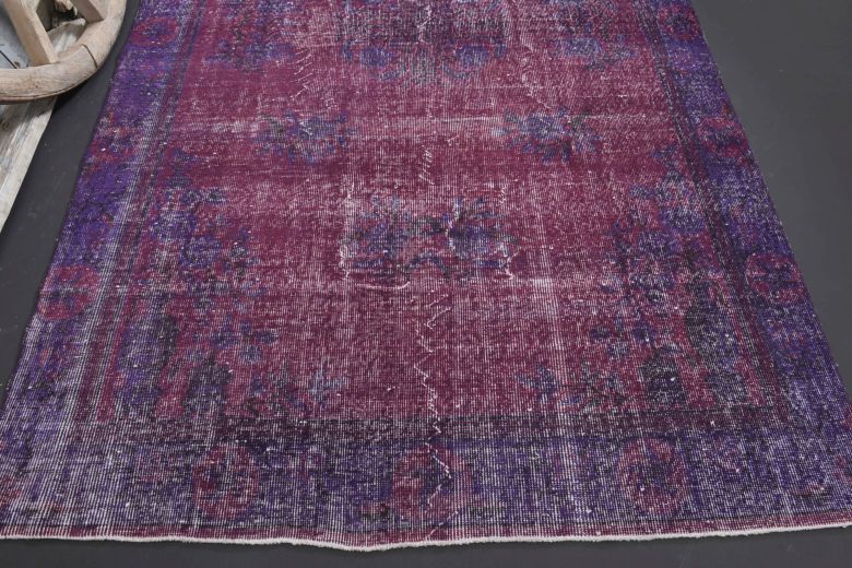 Vintage Anatolian Purple Area Rug