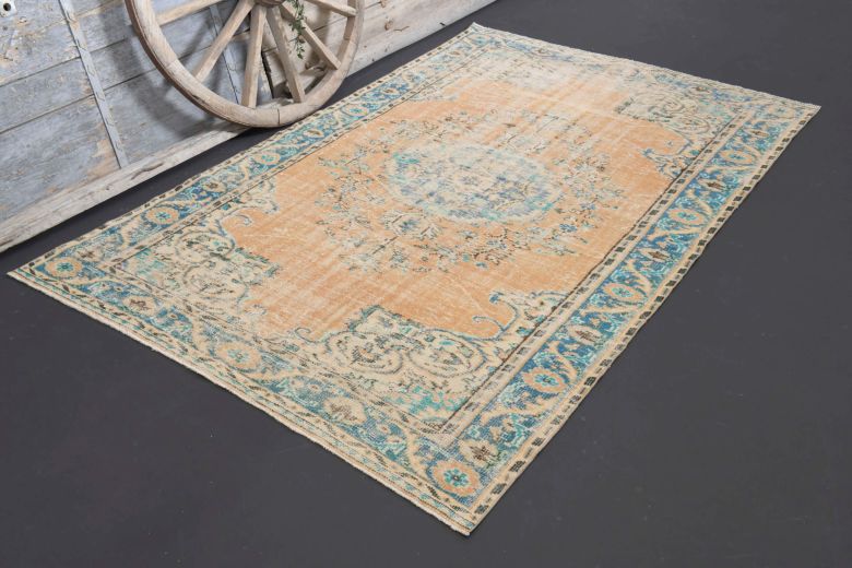 6x9 Vintage Area Anatolian Rug