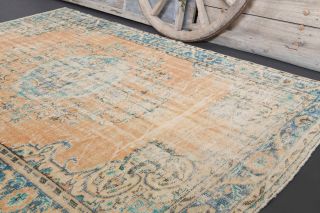 6x9 Vintage Area Anatolian Rug - Thumbnail