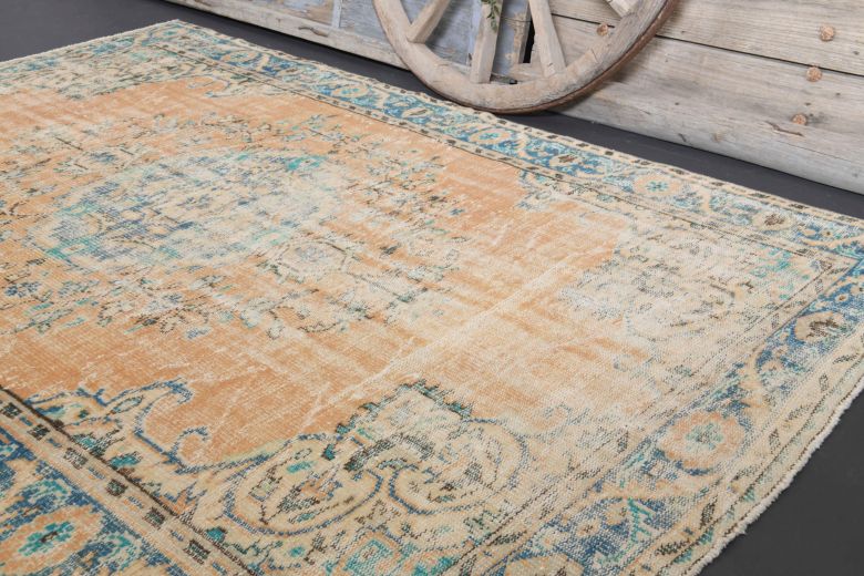 6x9 Vintage Area Anatolian Rug