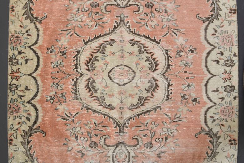 Vintage Orange Area Rug