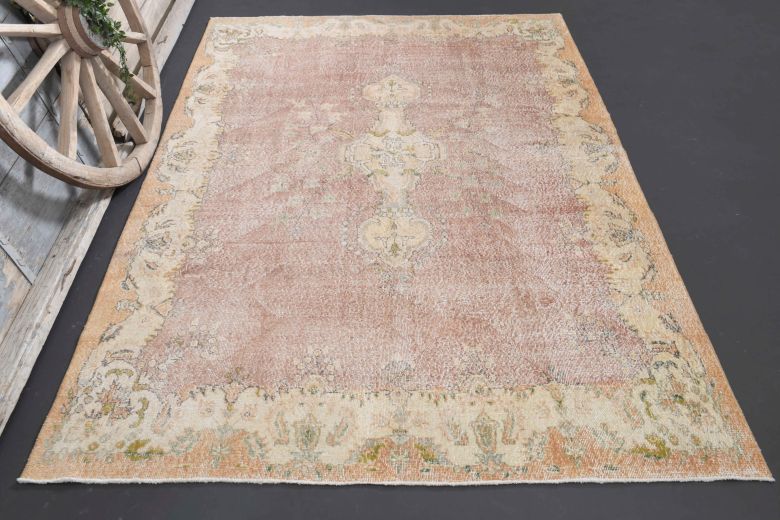 Vintage Oriental Area Anatolian Rug