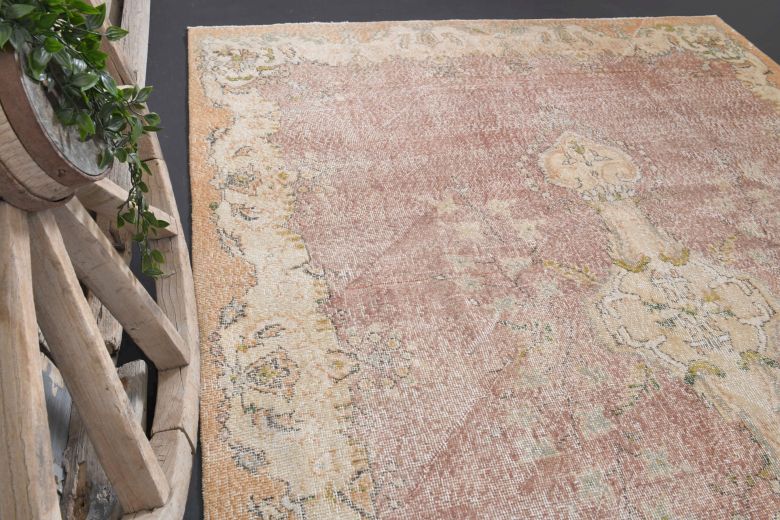 Vintage Oriental Area Anatolian Rug