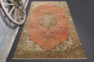 Vintage Anatolian Oriental Area Rug - Thumbnail