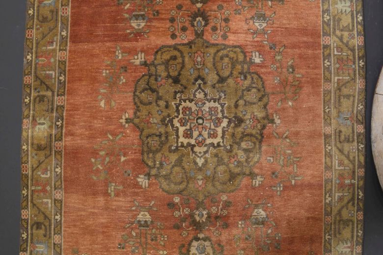 Vintage Anatolian Oriental Area Rug