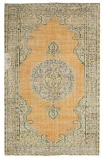 6x10 Vintage Oriental Area Anatolian Rug - Thumbnail
